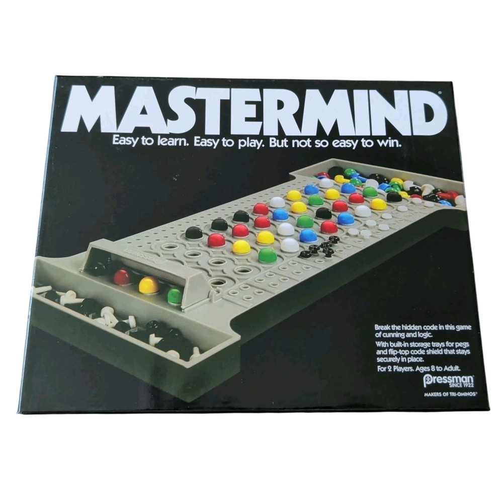 Mastermind Game By Pressman Family Game Night  New Sealed